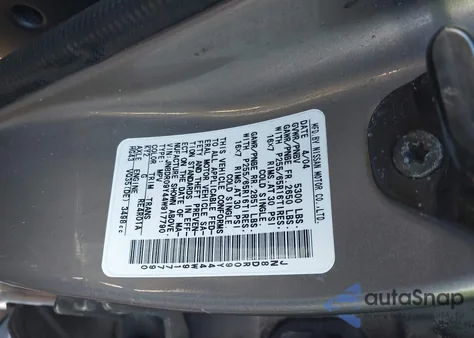 2004 Nissan Pathfinder Se из США, поврежденный, VIN JN8DR09Y44W917790